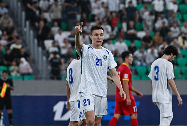 Сборная Узбекистана разгромила Кыргызстан 4:0 и вышла в финал CAFA Nations Cup