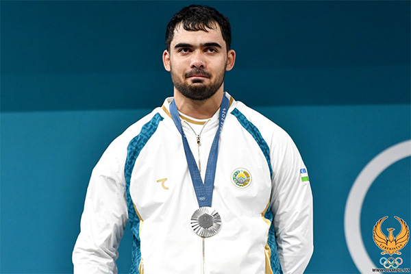 Akbar Djurayev wins silver at the Paris 2024 summer olympics