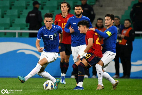 Uzbekistan U-23, Spain U-23 play goalless draw in friendly match