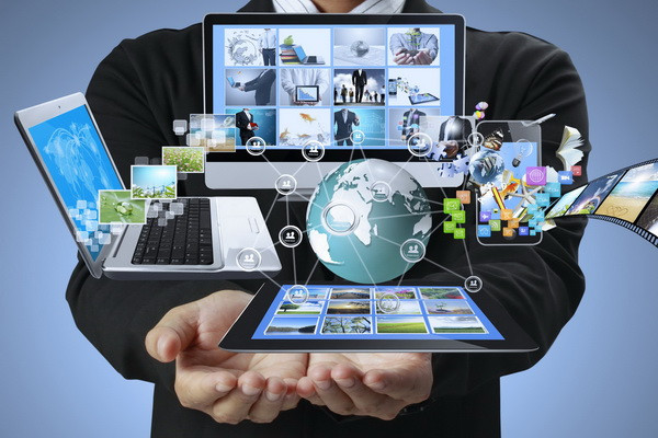 How much has the share of ICT services in gross domestic product increased?
