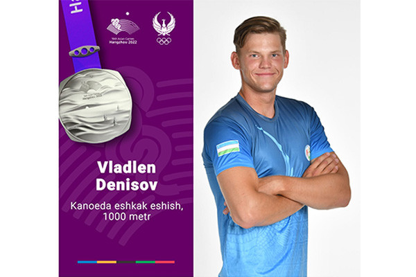Hangzhou 2022: Vladlen Denisov won the silver medal