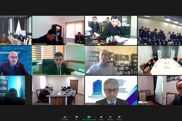 Обсуждение с представителями территориальных управлений Ферганской долины рамочной программы партнерства Всемирного банка с Узбекистаном на 2022-2026 годы
