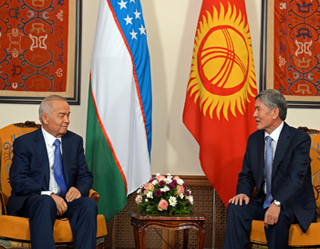 Presidents of Uzbekistan and Kyrgyzstan hold talks
