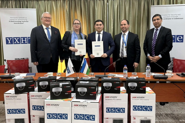 ОБСЕ передала Пограничным войскам Узбекистана оборудование для усиления пограничного контроля