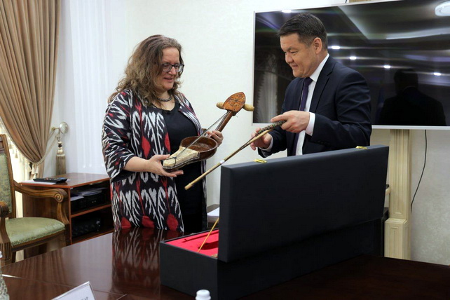 Председатель Жогорку Кенгеша Каракалпакстана обсудил с координатором ООН вопросы сохранения культурного наследия