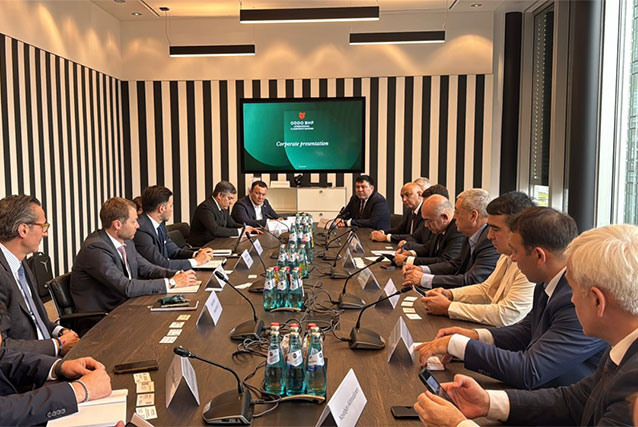 Zoir Mirzaev Holds Talks with ODDO Bank Executives in Frankfurt
