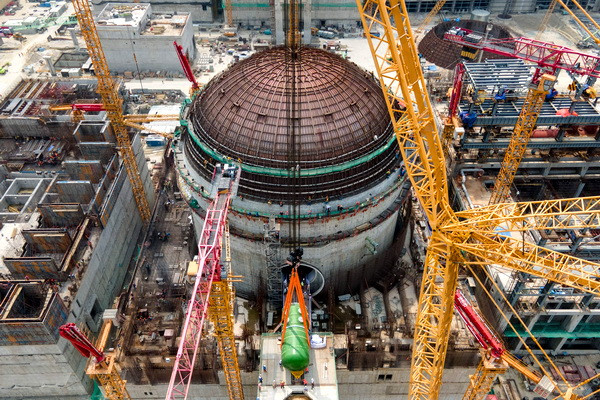 Завершена установка корпуса реактора на втором блоке АЭС «Руппур в Бангладеш