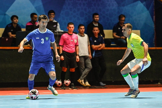 Uzbekistan futsal team suffers heavy defeat to Brazil