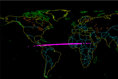 Астероид 2014 АА сгорел в атмосфере Земли