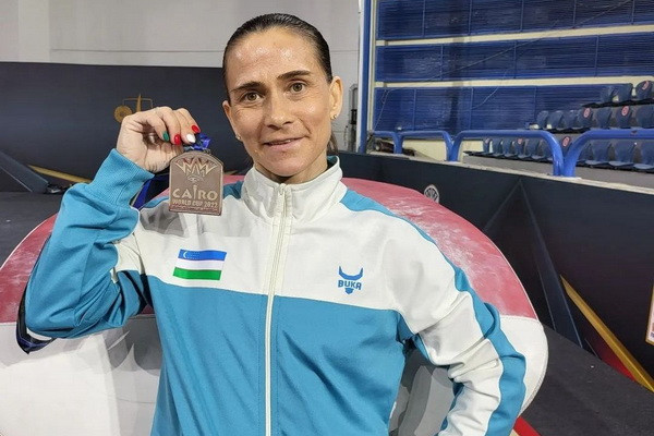 Oksana Chusovitina becomes Vice World Cup Champion