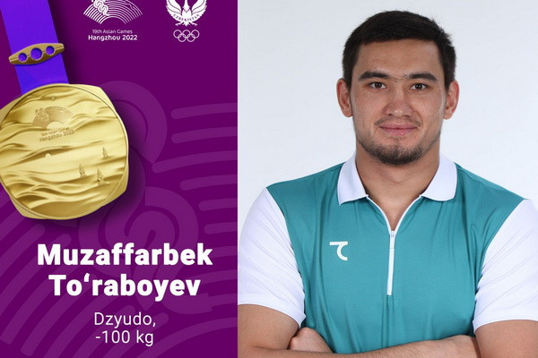 Hangzhou 2022: Standard bearer Muzaffarbek Turaboev is the champion of the Asian Games!