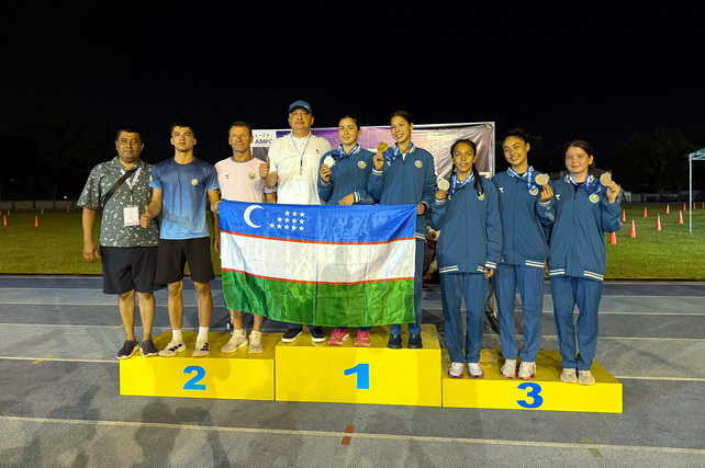 Сборная Узбекистана завоевала четыре медали на чемпионате Азии по современному пятиборью