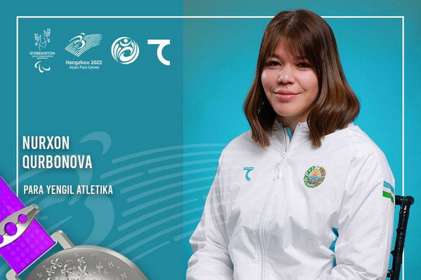 Nurkhon Kurbonova is Para Asian Games champion
