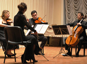 Alcee quartet performs in Uzbek capital