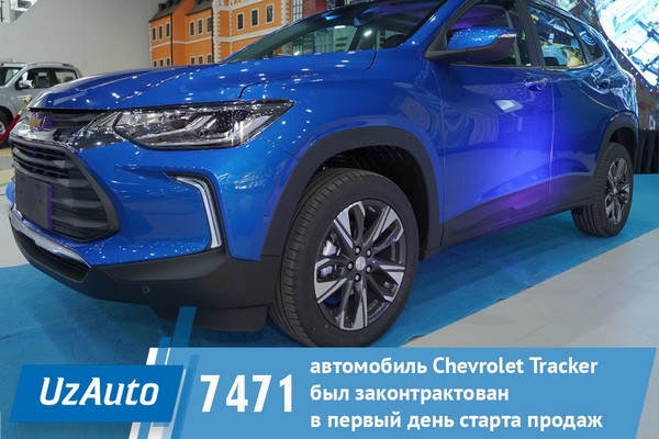 Новый Chevrolet Tracker 2023 в первый день старта продаж поставил рекорд