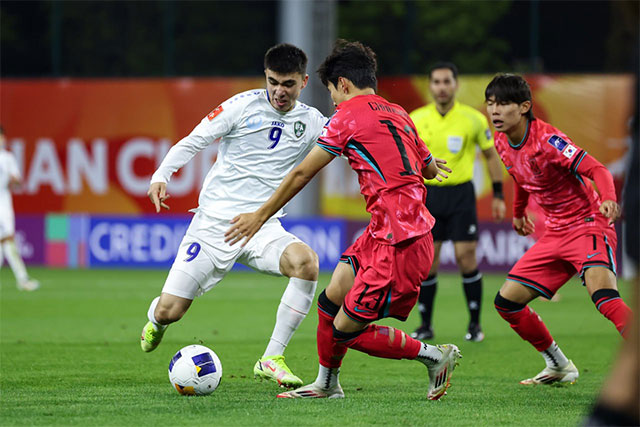 Uzbekistan U-20 falls to South Korea in Asian U-20 Cup quarterfinals