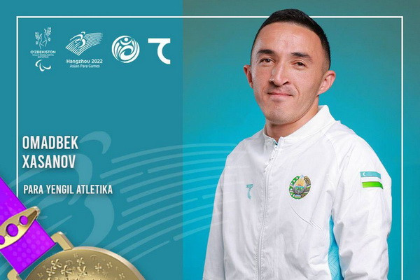 Hangzhou 2022: Omad Khasanov is the winner of the Para Asian Games!