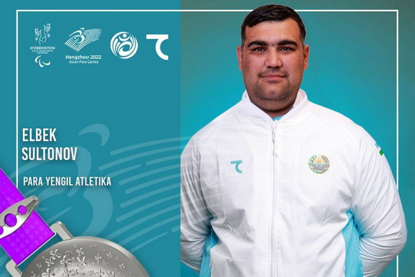 Hangzhou 2022: Elbek Sultonov is vice-champion of the Para Asian Games!