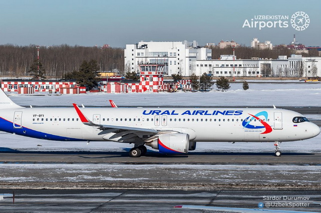 Texnik sabablarga ko‘ra Karshidan Moskvaga «Ural Airlines» reysi bekor qilindi