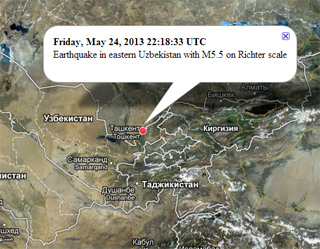 Earthquake shakes Uzbekistan