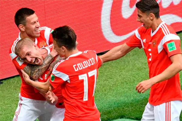 Россия разгромила Саудовскую Аравию в матче-открытии ЧМ-2018