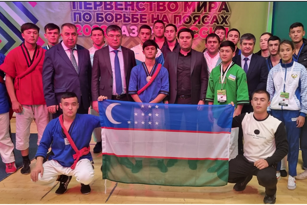 Uzbek athletes win 22 medals at the world belt wrestling championship among boys and girls
