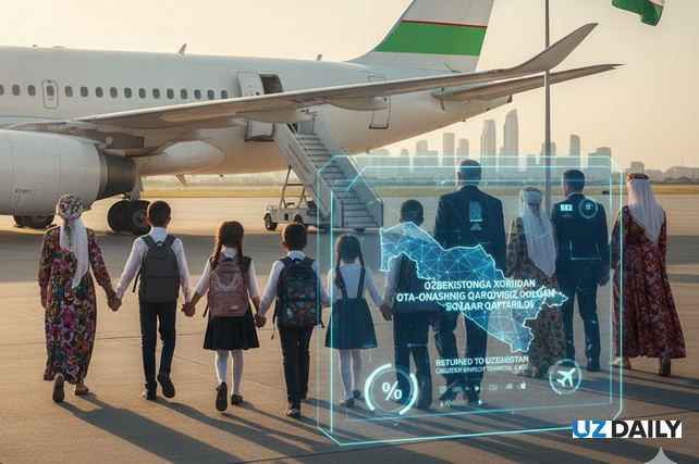 Из России в Узбекистан вернули шесть детей