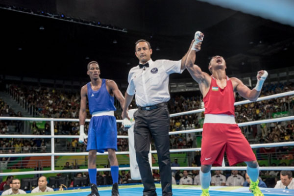 Boxer Fazliddin Goibnazarov claims gold of Olympic Games