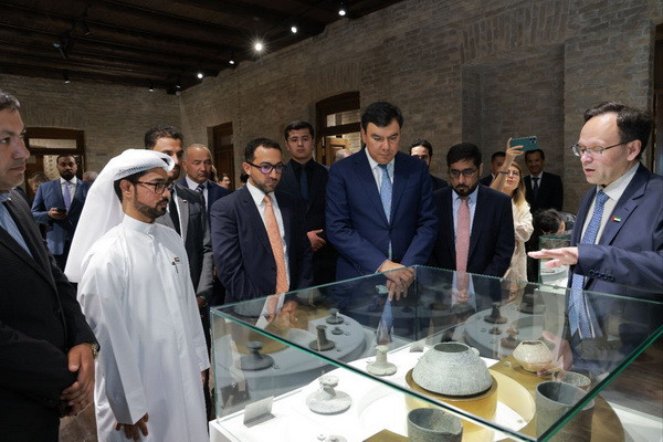 Выставка археологических находок эмирата Шарджа открылась в Самарканде