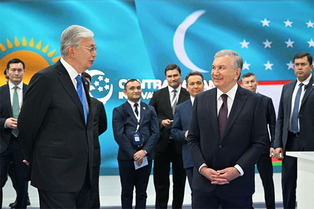 Presidents of Uzbekistan and Kazakhstan visit AlmatyFair.ai digital technology and AI exhibition