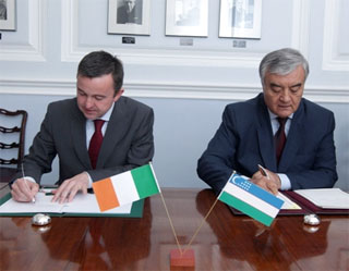 Узбекистан и Ирландия подписали конвенцию об избежании двойного налогообложения