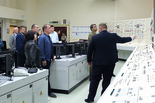 Uzatom Delegation Visits Belarusian Nuclear Power Plant