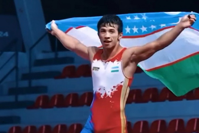 Alisher Ganiev becomes world champion in wrestling
