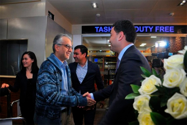 Президент АФК прибыл в Ташкент