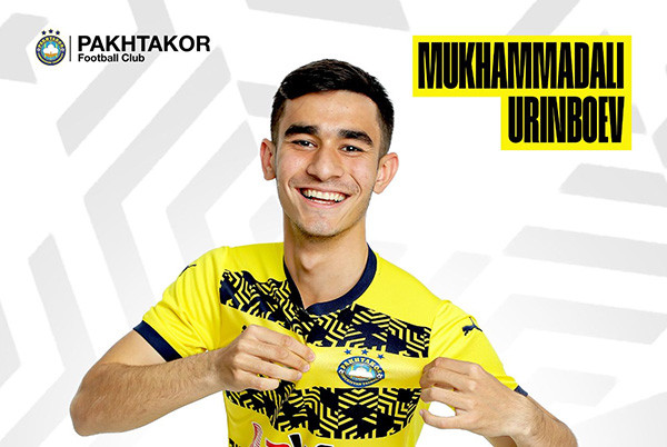 Midfielder of Pakhtakor Tashkent loaned to the club from the English Premier League