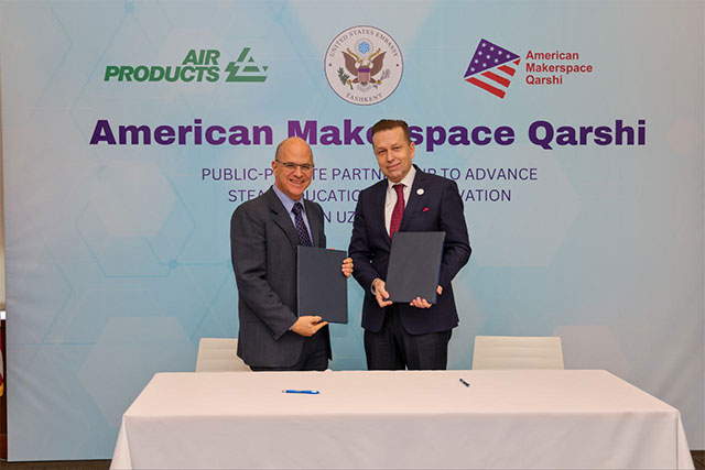 Air Products и Посольство США создадут Американский Мейкерспейс в Карши