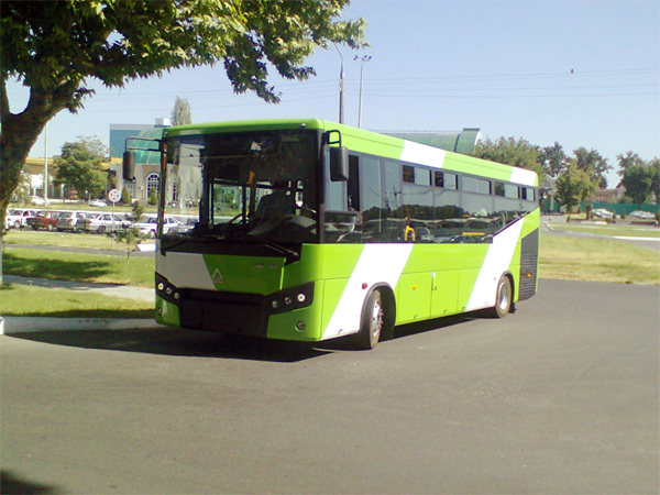 Автобусы марки SamAuto LE 60 начали курсировать в Андижане