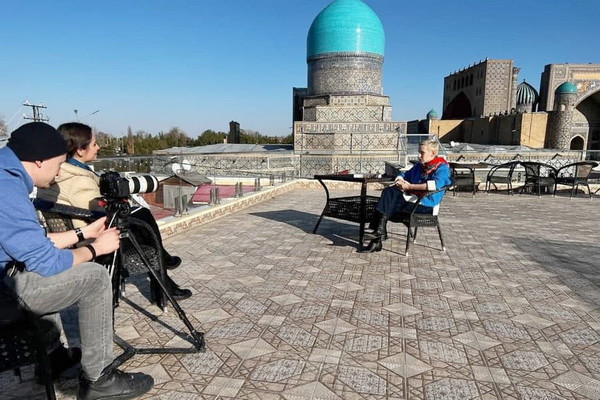В Самарканд прибыла съёмочная группа телеканала «Россия-24»