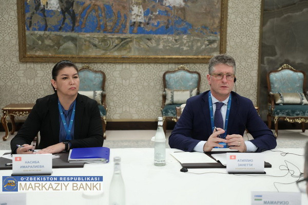 Обсуждены вопросы сотрудничества с членом правления Национального банка Швейцарии