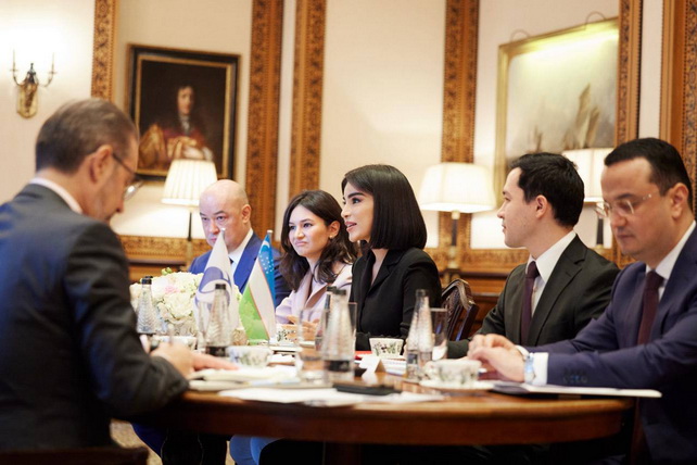 Глава Администрации Президента Узбекистана встретилась с президентом ЕБРР