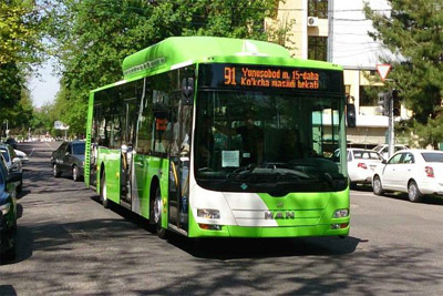 Запущено приложение MyBus Tashkent для отслеживания движения автобусов