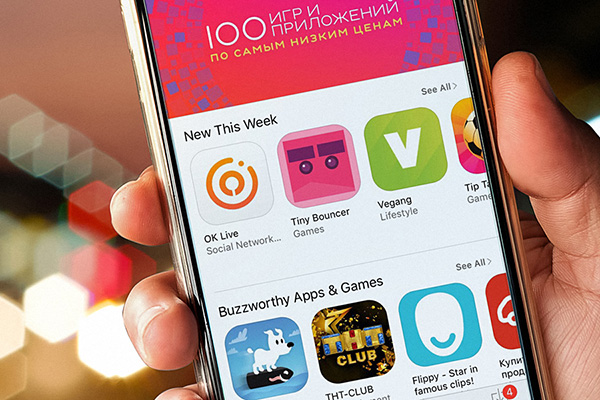 OK Live в рекомендациях AppStore