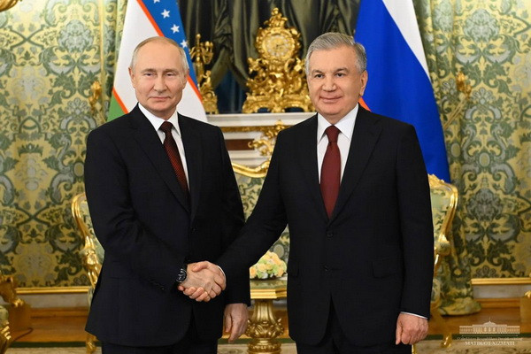 Президенты Узбекистана и России подтвердили приверженность дальнейшему укреплению полномасштабного двустороннего сотрудничества
