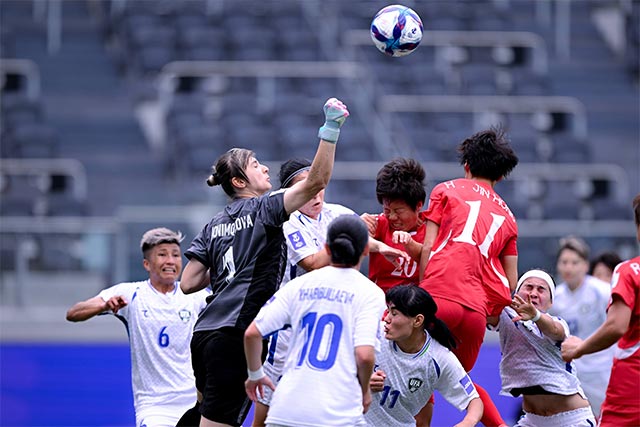 Женская сборная Узбекистана уступила КНДР 0:3 в стартовом матче Кубка Азии AFC 2026™