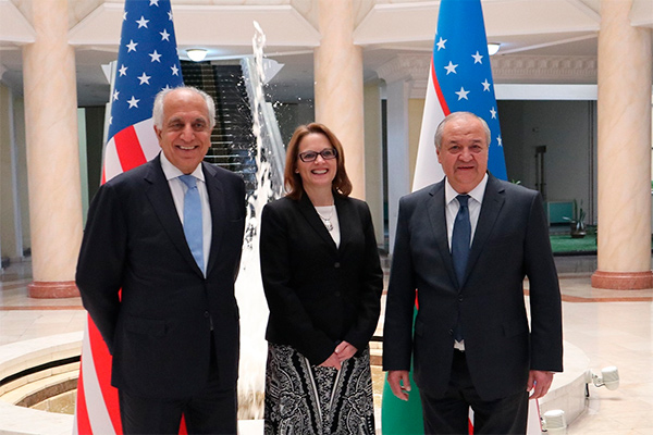 Abdulaziz Kamilov receives the United States delegation