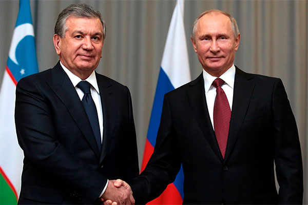 Шавкат Мирзиёев Владимир Путин билан учрашди