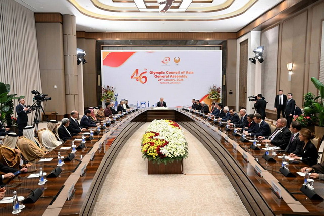Президент Узбекистана провел встречу с участниками Генеральной ассамблеи Олимпийского совета Азии