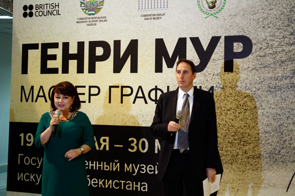 Выставка «Генри Мур: Мастер Графики» открылась в Ташкенте