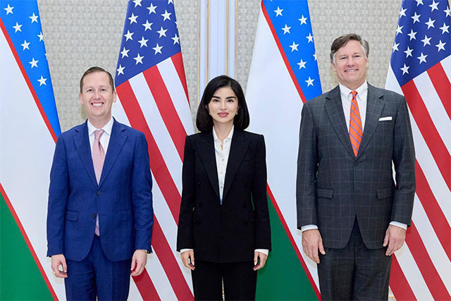 Саида Мирзиёева обсудила с США сотрудничество в торговле и безопасности