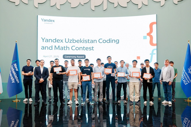 Winners of Yandex Uzbekistan Coding and Math Contest 2025 announced